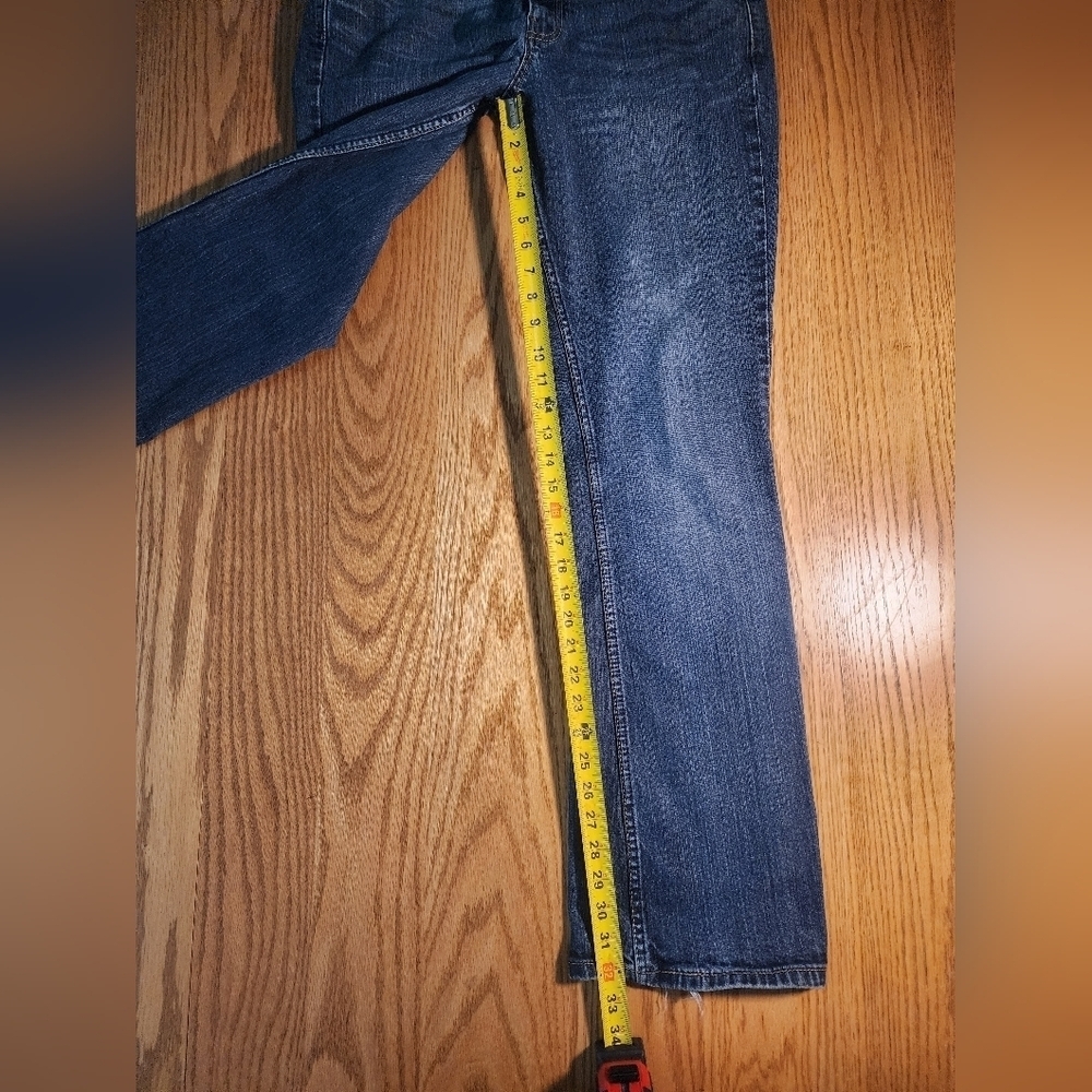 Levi Strauss Signature Jeans Low Rise Bootcut Misses 12 LONG Y2K Vintage Levis - Picture 7 of 14